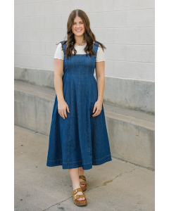 Alaia Denim Midi Dress