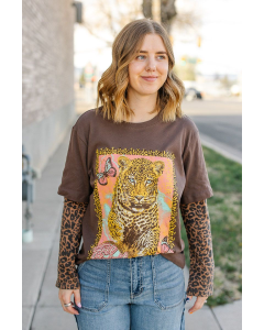 Free Spirit Dreamer Leopard Tee