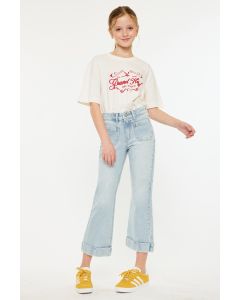 Girls Callan Crop Flare Jean