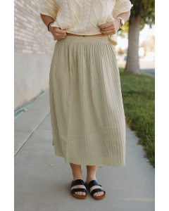 Janell Knit Pleated Skirt