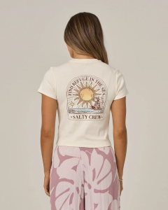 Salty Crew Women's Celestial Sun Baby Tee 25035291W
